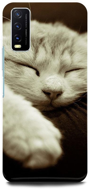 ZIGTOZAG SHOPPE Back Cover for vivo Y20A, V2101, CUTE, PUPPY, KIDS, DOG, BEAUTY, LOVELY,CAT, TEDDY  (Multicolor, Hard Case)