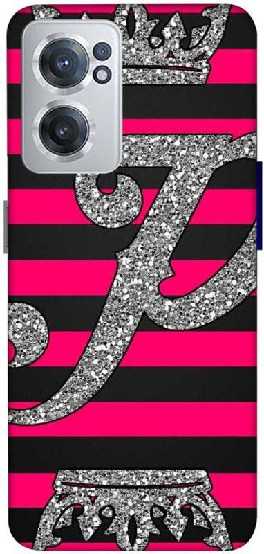 LUCKY MOBI.COM Back Cover for Oneplus Nord Ce 2 ( P LETTER NAME) PRINTED BACK COVER  (Multicolor, Hard Case)