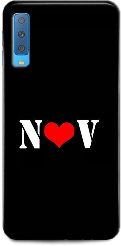 Afterglow Back Cover for SAMSUNG Galaxy A7 N V, N LOVES V, NAME, LETTER, ALPHABET, NV LOVE, HART  (Multicolor, Shock Proof, Pack of: 1)