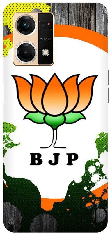 THE NARAYANA COLLECTIONS Back Cover for OPPO RENO 7- CPH2363-BJP,PHOOL,ROSE,FLOWER,MODI  (Multicolor, Hard Case, Pack of: 1)
