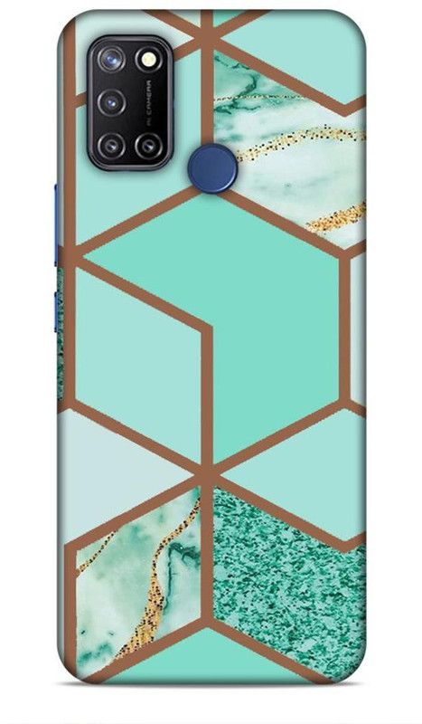 Coverland Back Cover for Realme 7i, Realme C17  (Blue, Brown, Waterproof)