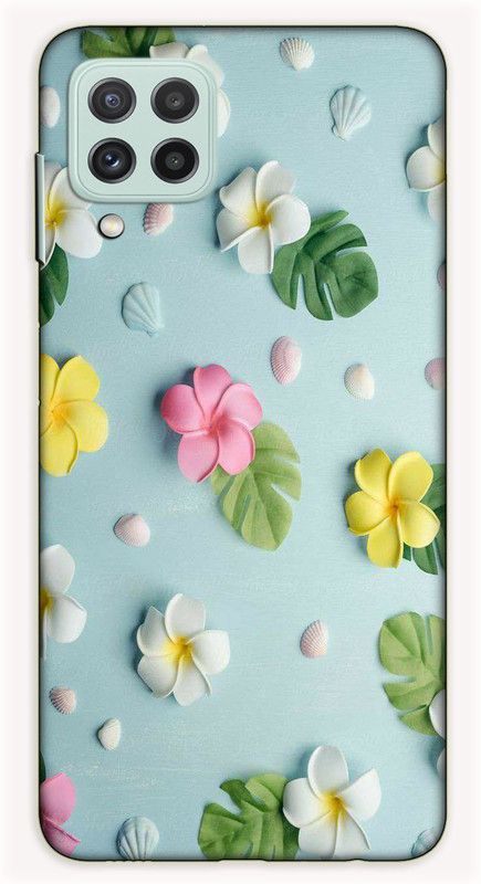 iprinto Back Cover for SAMSUNG Galaxy A22 4G, SAMSUNG Galaxy F22, SAMSUNG Galaxy M32 4G Flower Back Cover  (Green, Hard Case)