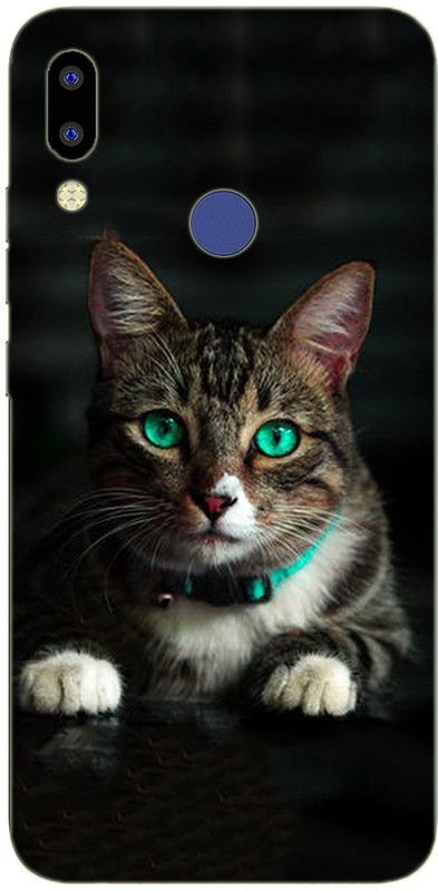 METOO Back Cover for Tecno Camon I2, Cat Design Back Cover Print : 82  (Multicolor, Dual Protection, Silicon, Pack of: 1)