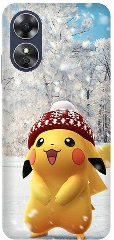Dimora Back Cover for OPPO A17 ,PEKASHOW CARTOON WINTERRE CUTE  (Multicolor, Hard Case, Pack of: 1)