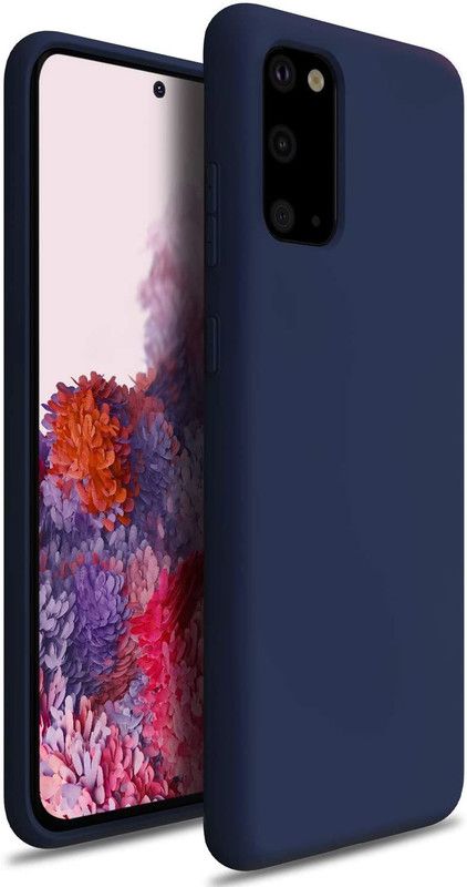 CASEKOO Back Cover for Samsung Galaxy S20  (Blue, Grip Case, Silicon, Pack of: 1)