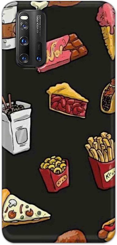 NDCOM Back Cover for IQOO 3 (5G) Always Hungry Printed  (Multicolor, Hard Case, Pack of: 1)