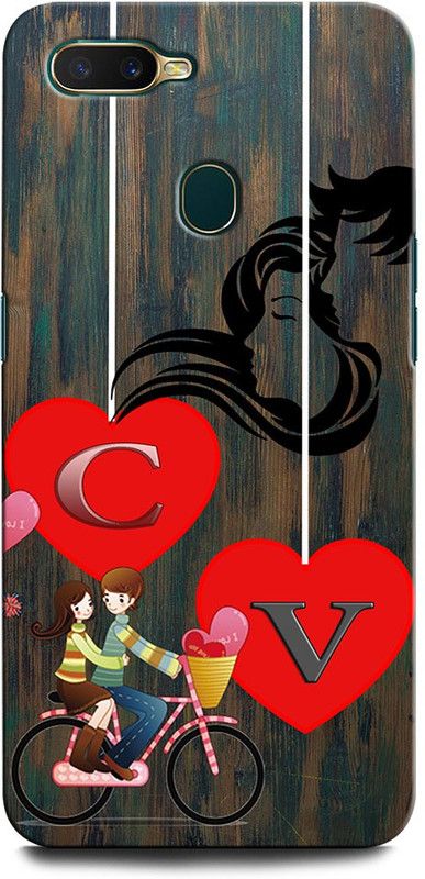 ORBIQE Back Cover for OPPO A7 CV, C LOVE V, V LOVE C, C LETTER, V LETTER, CV NAME  (Multicolor, Hard Case, Pack of: 1)
