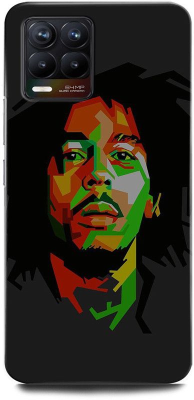 ORBIQE Back Cover for Realme 8 RMX3085 BOB MAELEY, SINGER, SONGWRITTER, DANCE, MUSIC  (Multicolor, Hard Case, Pack of: 1)