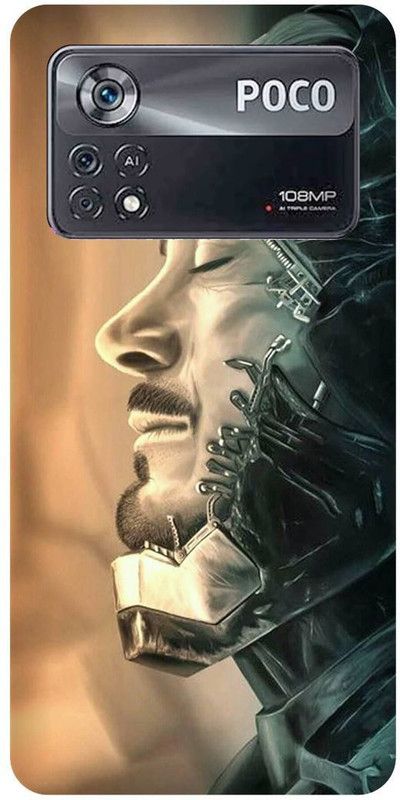 play fast Back Cover for POCO X4 Pro 5G, IRON, MAN, AVENGER, AVENGERS, 3000  (Multicolor, Hard Case, Pack of: 1)