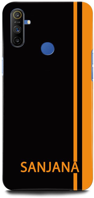 GRAFIQE Back Cover for Realme Narzo 10A RMX2020 SANJANA, SANJANA NAME  (Multicolor, Shock Proof, Pack of: 1)