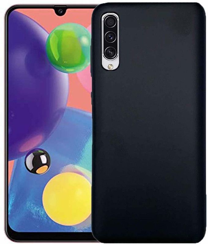Caseline Back Cover for Samsung Galaxy A70s  (Black, Grip Case, Silicon, Pack of: 1)