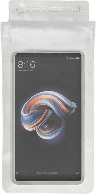 ACM Pouch for Mi Redmi Note 5 Pro  (Transparent, Waterproof, Silicon, Pack of: 1)