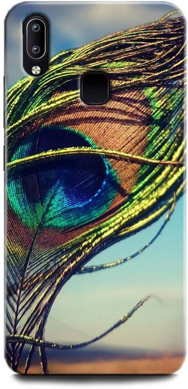 Afterglow Back Cover for Vivo V9 MOR PANKH, KRISHNA JI, KANHA, PEACOCK FEATHER, FEATHER  (Multicolor, Shock Proof, Pack of: 1)