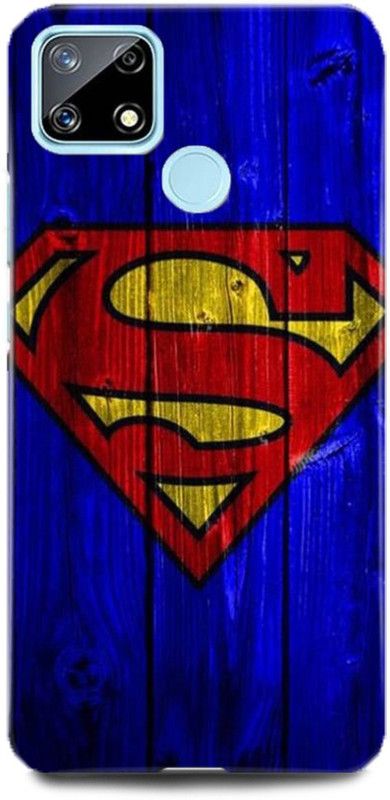 MRBE Back Cover for realme C25s, RMX3197, SUPER MAN LOGO BACK COVER  (Multicolor, Hard Case, Pack of: 1)