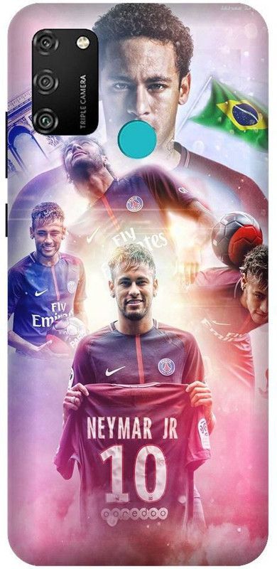 URCHIN Back Cover for Honor9A Neymar, Neymar10, FCB, mEssie, footballer,sports  (Multicolor, Shock Proof)