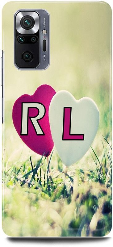 JUGGA Back Cover for Redmi Note 10 Pro Max, R LOVES L NAME,R NAME, L LETTER, ALPHABET,R LOVE L NAME  (Green, Hard Case, Pack of: 1)