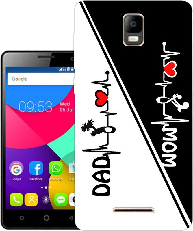 kridha Back Cover for Itel 1508 back cover | Mom Dad | Design_109  (Multicolor, Flexible, Silicon, Pack of: 1)