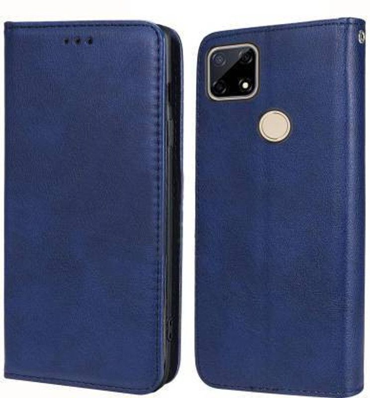 ALLNEEDS Flip Cover for ALLNEEDS Flip Cover (Blue) For REALME Narzo 20 (360 Degree Complete Protection Vintage)  (Blue, Cases with Holder, Pack of: 1)