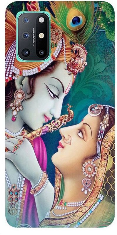 Skyhawk Back Cover for OnePlus 8T Radha Krishna  (Multicolor, Waterproof, Silicon, Pack of: 1)