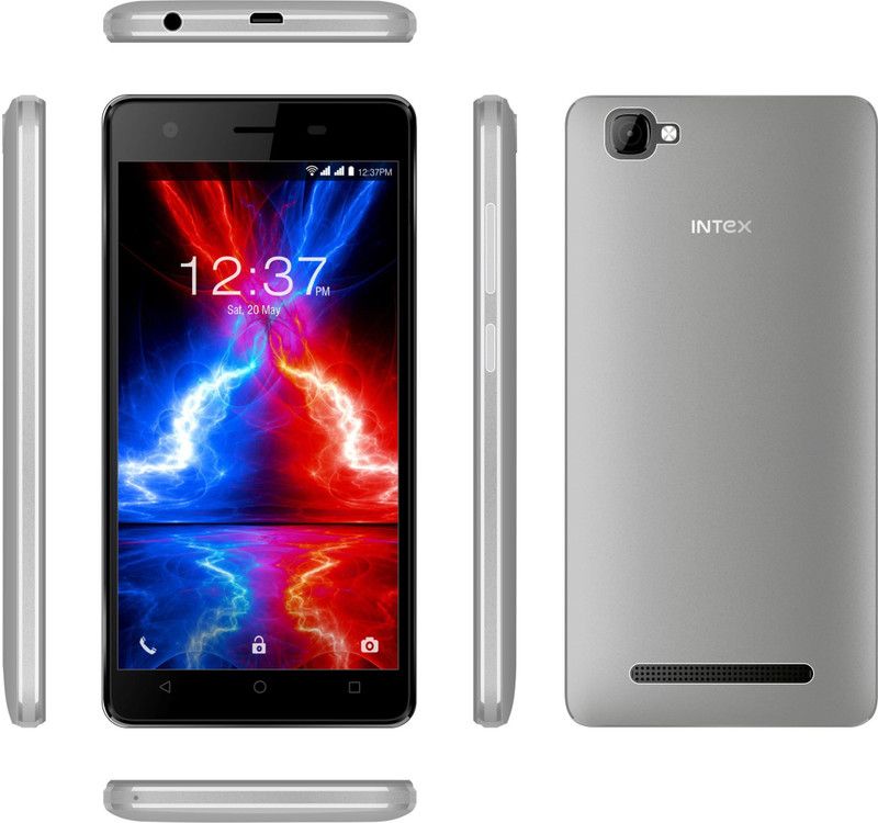 CASE CREATION Back Cover for Intex Aqua Power IV 2017  (Transparent, Grip Case, Silicon, Pack of: 1)