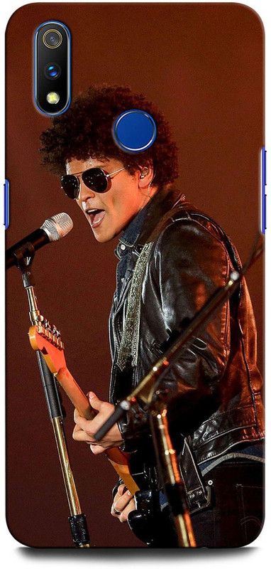 INTELLIZE Back Cover for Realme 3 RMX1825 BRUNO MARS, SINGER, DANCER, ACTOR, POP MUSIC  (Multicolor, Hard Case, Pack of: 1)