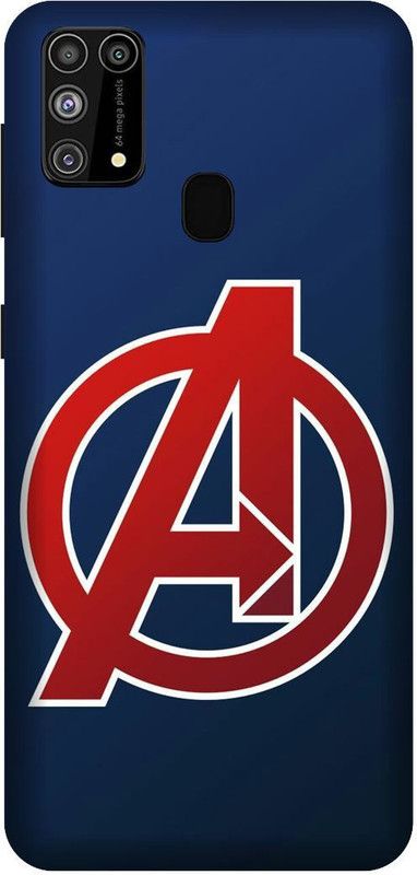 Yoprint Back Cover for Samsung Galaxy M31 Prime  (Blue, Red, Hard Case, Pack of: 1)