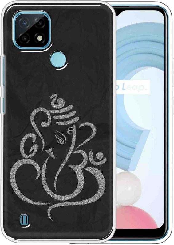 Vascase Back Cover for Realme C21  (Black, Dual Protection, Silicon, Pack of: 1)
