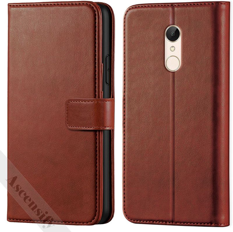 Ascensify Back Cover for Mi Redmi 5  (Brown, Dual Protection, Pack of: 1)