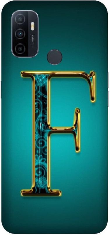 UMPRINT Back Cover for Oppo A33/Oppo CPH2137 F F Latter Alphabet Printed Back Cover  (Multicolor, Hard Case, Pack of: 1)