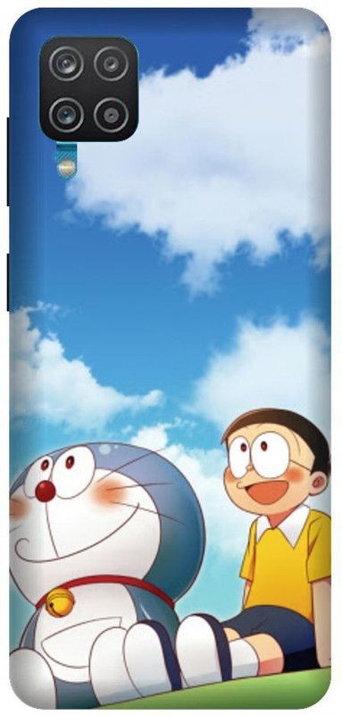 Vinsmoke Back Cover for Samsung F12 Doraemon, Doraemon Cover, nobita, Cartoon, Anime  (Multicolor, Shock Proof, Pack of: 1)