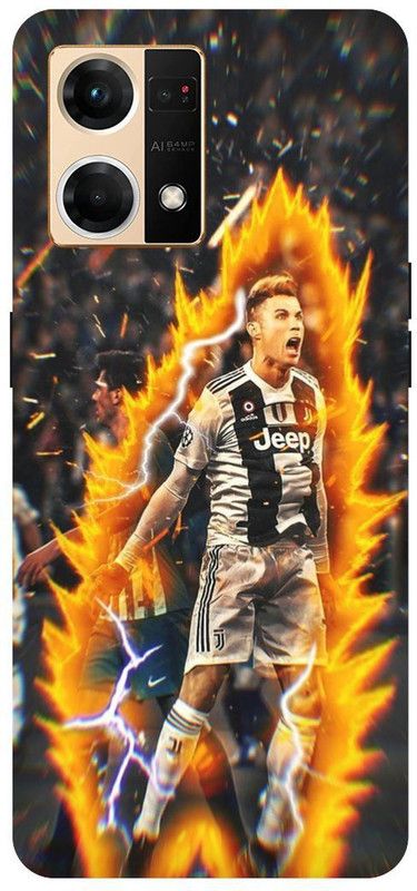 THE NARAYANA COLLECTIONS Back Cover for OPPO F21s PRO- CPH2461-RONALDO,FOOTBALL,GAME,SPORTS  (Multicolor, Hard Case, Pack of: 1)