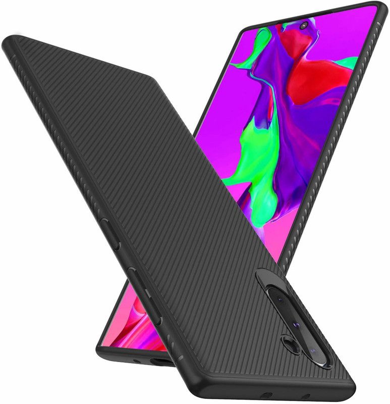KWINE CASE Back Cover for Realme 5, Realme 5s, Realme 5i  (Black, Rugged Armor, Pack of: 1)