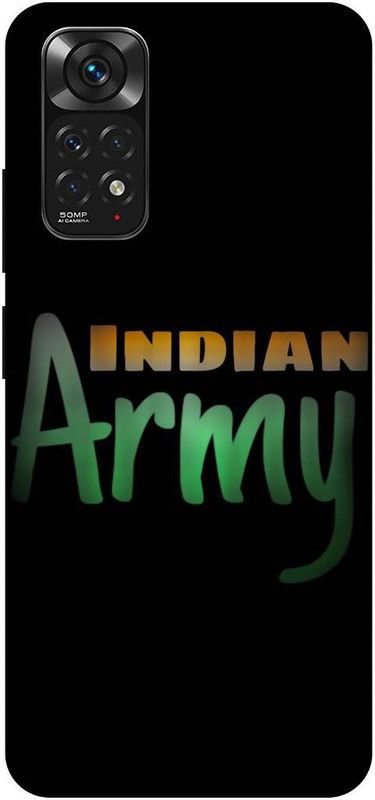 THE NARAYANA COLLECTIONS Back Cover for REDMI NOTE 11s-FOGI,INDIAN,ARMY,SOLDIER  (Multicolor, Hard Case, Pack of: 1)