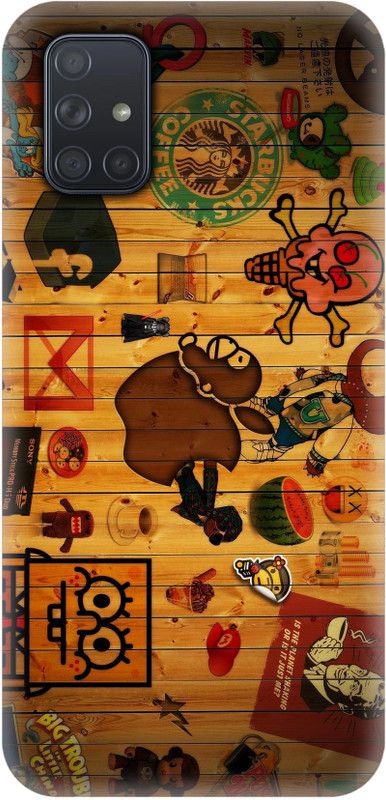 Smutty Back Cover for Samsung Galaxy A71, SM-A715F - Graffiti Print  (Multicolor, Hard Case, Pack of: 1)