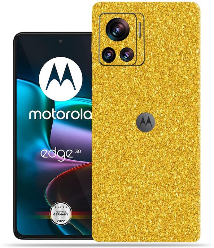 Skinex Motorola Edge 30 Ultra Mobile Skin  (Goldan color Mobile Skin With camera protector (Back + Camera + Side))