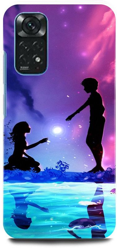play fast Back Cover for POCO M4 Pro CUTE, COUPLE, LOVELY, COUPLE, GIRL, BOY, LOVE  (Purple, Hard Case, Pack of: 1)