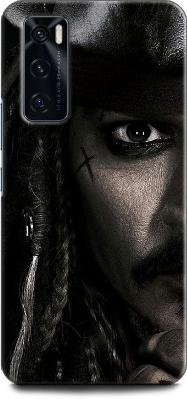 KEYCENT Back Cover for Vivo V20 SE, V2022 CAPTAIN JACK SPARROW, PIRATES OF THE CARIBBEAN, JOHNY DEPP  (Multicolor, Pack of: 1)