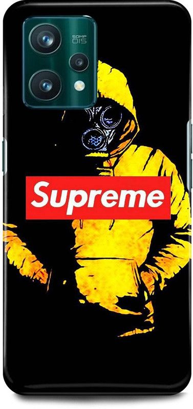 play fast Back Cover for realme 9i, RMX3491 SUPREME, SIGN, LOGO, DESIGN  (Yellow, Hard Case, Pack of: 1)