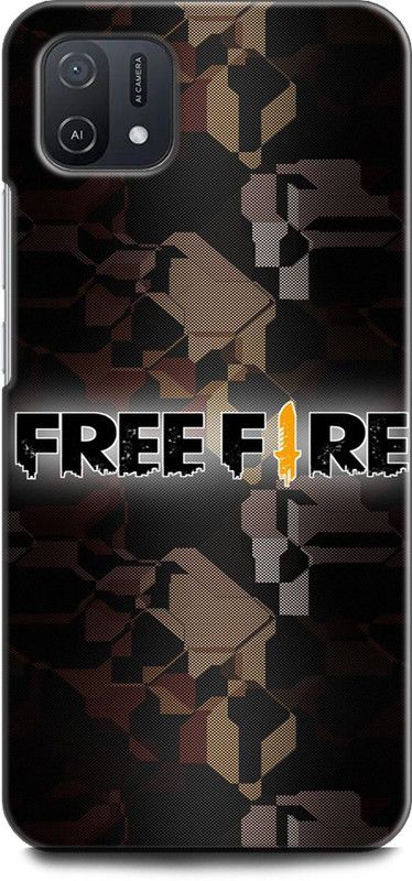 INDICRAFT Back Cover for OPPO A16e, CPH2421 FREE FIRE, GAME, QUOTES, ARMY  (Multicolor, Shock Proof, Pack of: 1)
