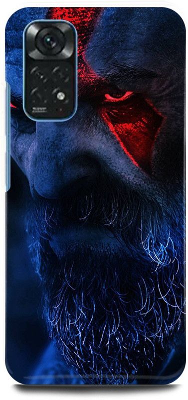 play fast Back Cover for POCO M4 Pro GOD, OF, WAR, GAME, KRATOS  (Blue, Hard Case, Pack of: 1)