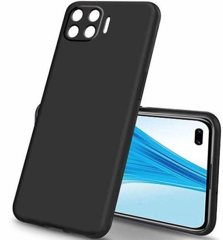 NIKICOVER Back Cover for Oppo F19 Pro  (Black, Grip Case, Silicon, Pack of: 1)