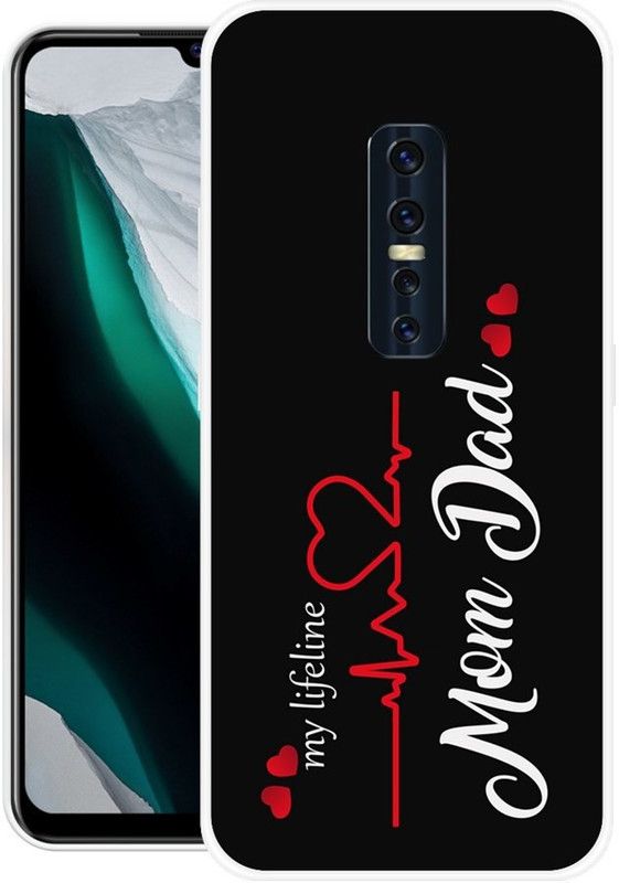 NEVYZAP Back Cover for Vivo V17 Pro  (Multicolor, Grip Case, Silicon, Pack of: 1)