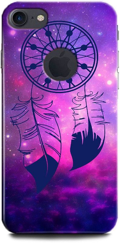 INDICRAFT Back Cover for Apple iPhone 7  (Purple, Hard Case, Pack of: 1)