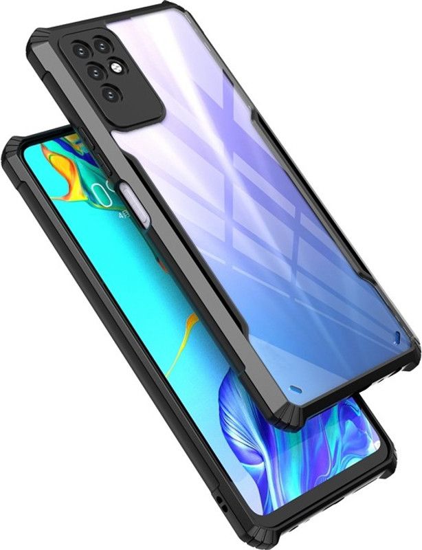 Lilliput Back Cover for Infinix Note 10  (Black, Dual Protection, Pack of: 1)