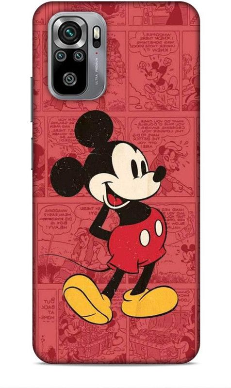 Coverland Back Cover for Mi Redmi Note 10, Mi Redmi Note 10S  (Red, Waterproof)