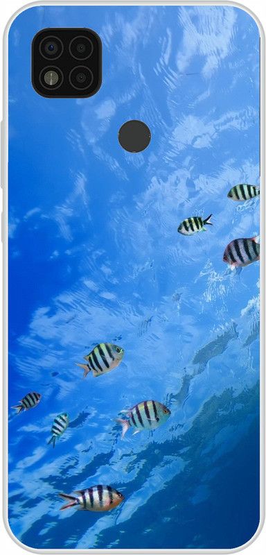 Wellcase Back Cover for Poco C31  (Multicolor, Dual Protection, Silicon, Pack of: 1)