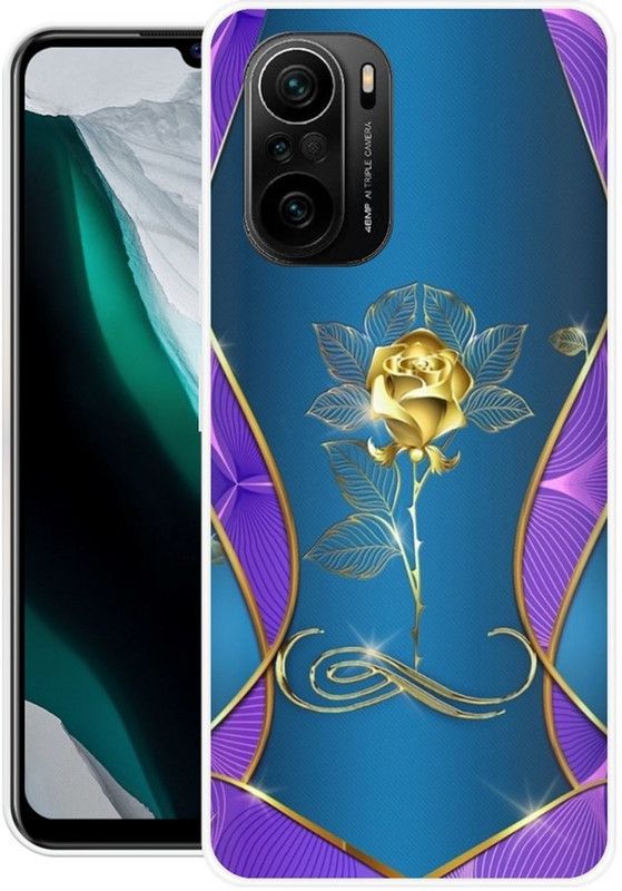 BLUEBUG Back Cover for Mi 11x  (Blue, Grip Case, Silicon, Pack of: 1)