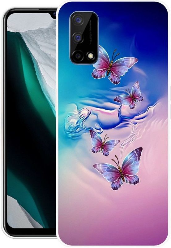 DESILOVE Back Cover for Realme Narzo 30 Pro 5G  (Multicolor, Grip Case, Silicon)
