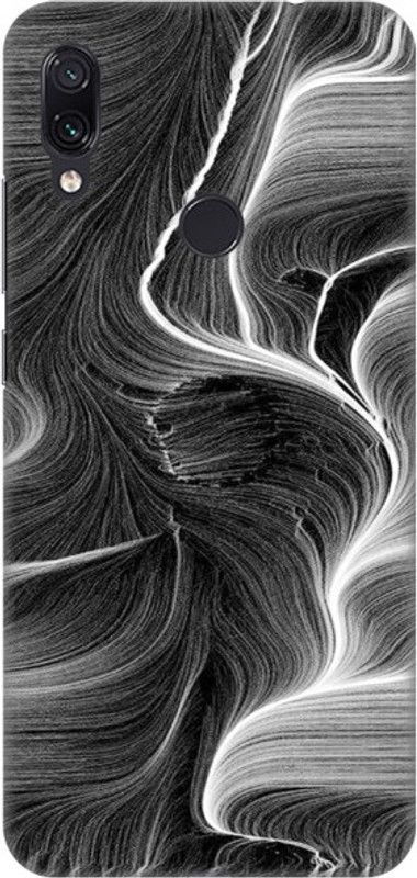COBIERTAS Back Cover for Mi Redmi Note 7  (Black, White)