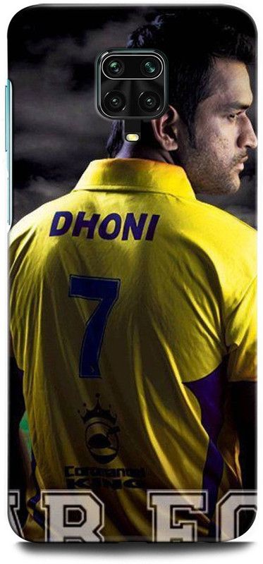 ORBIQE Back Cover for POCO M2 Pro MS DHONI 7, MAHENDRA SINGH DHONI, DHONI, CRICKET, JERSEY  (Multicolor, Shock Proof, Pack of: 1)